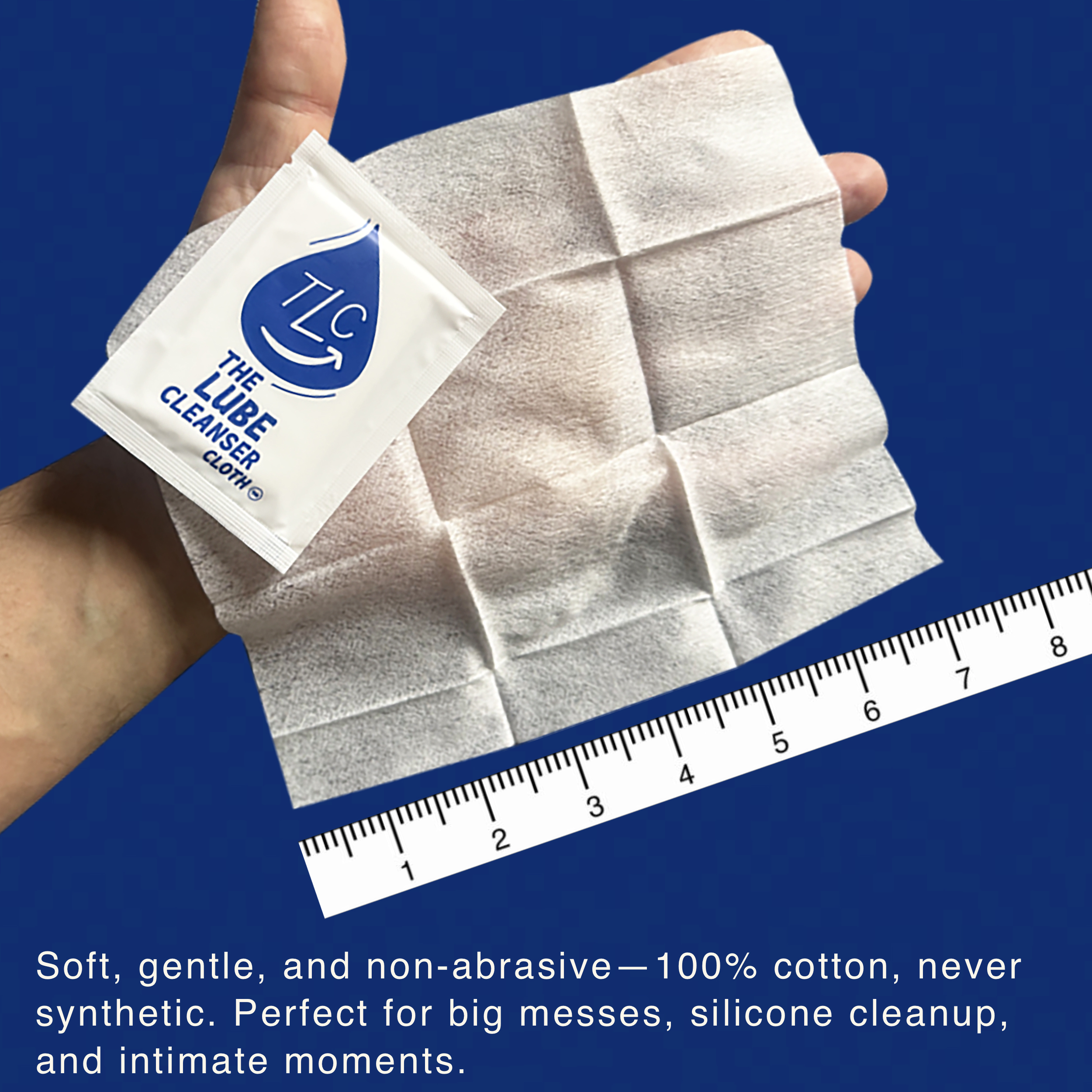 The Lube Cleanser Cloth! make it easy and leave you feeling fresh. Can Reduce STD and STI’s